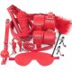 Guilty Toys 10 piece BDSM set red