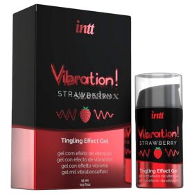 Intt Vibration folyékony vibrátor eper 15ml