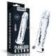 Tapadots, testicle lifelike dildo 18cm translucent