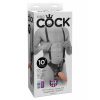 King Cock 10" felcsatolható dildó