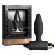 Petit Plug - anál dildó vibrátorral (fekete)