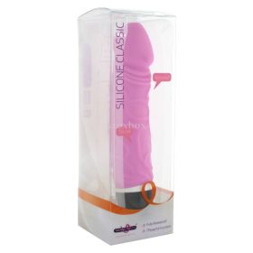 Silicone vibrator pink (thick)
