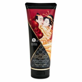 Shunga - massage cream (strawberry) - 200ml