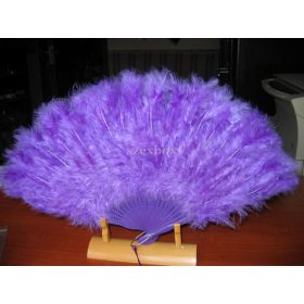 Marabutoll legyező lila