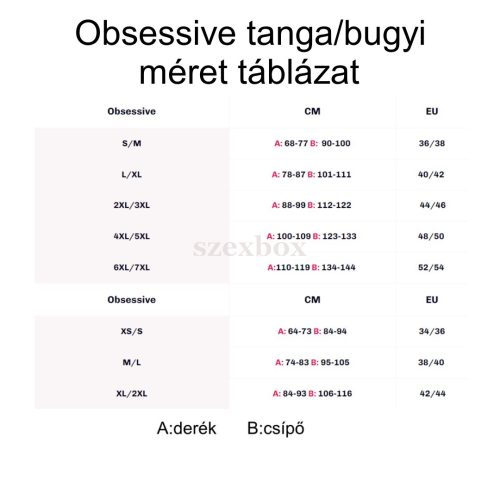 Obsessive Idillia csipke franciabugyi